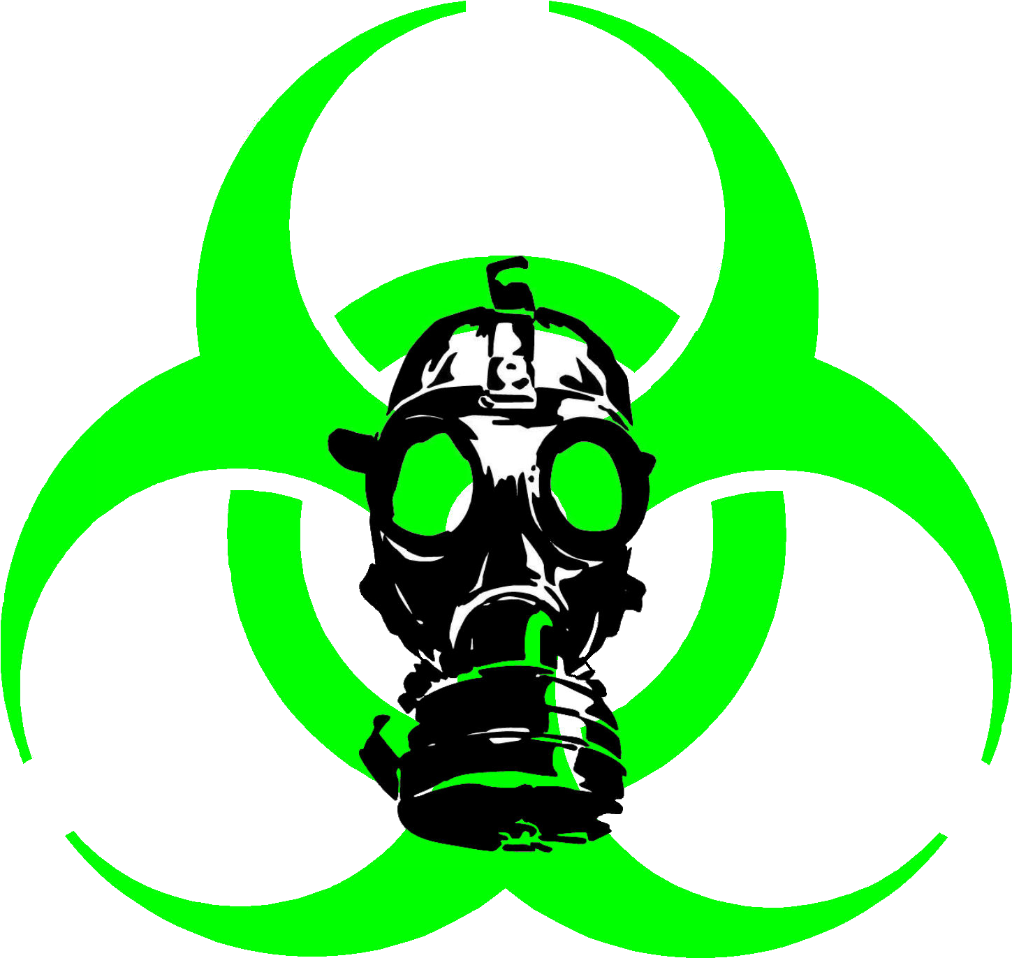 Gas_ Mask_ Biohazard_ Symbol PNG Image