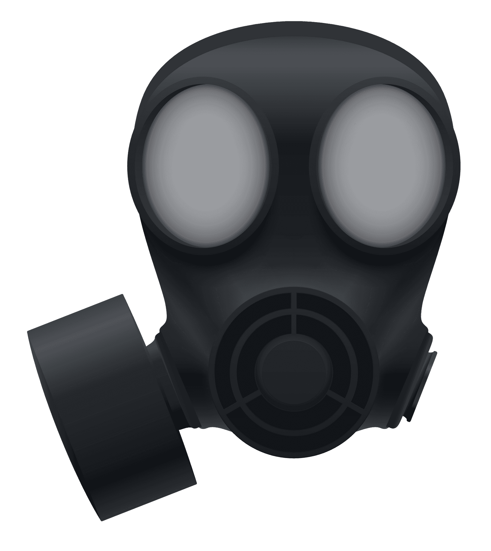 Gas Mask3 D Model PNG Image