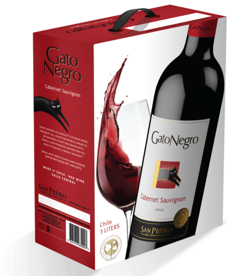 Gato Negro Cabernet Sauvignon Wine Box PNG Image