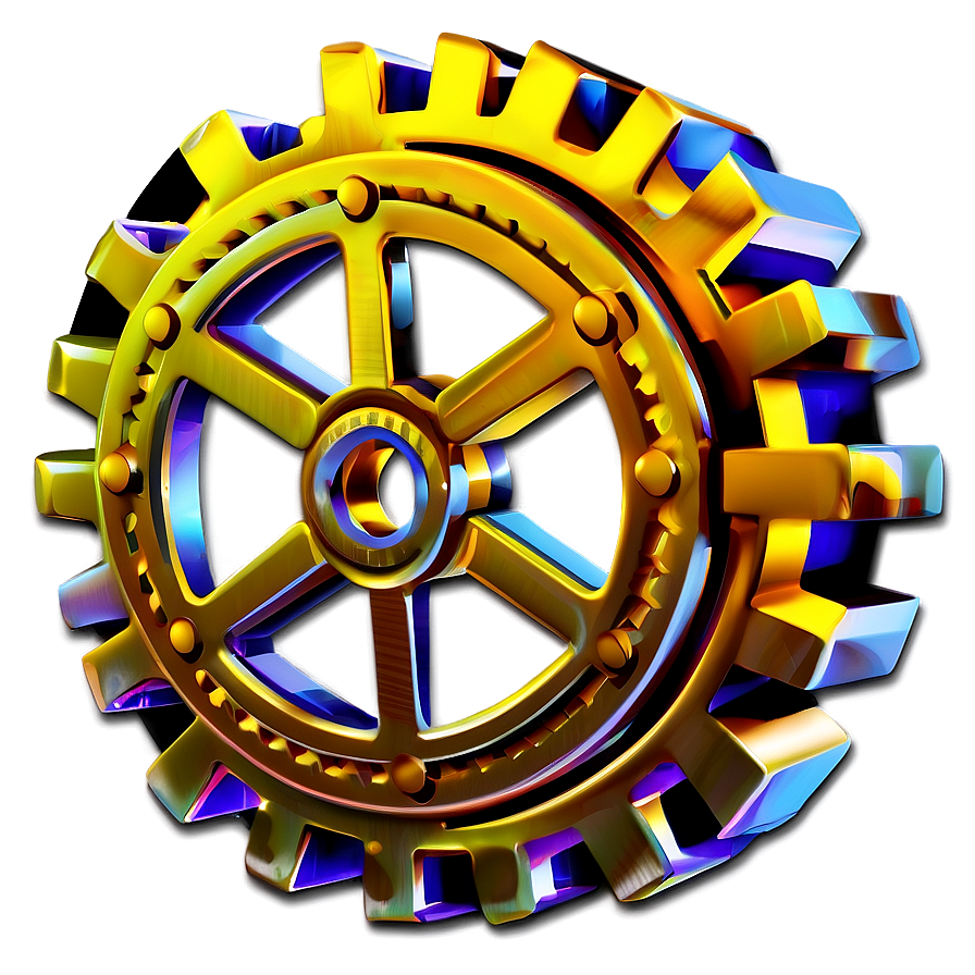 Gear Cluster Icon Png Cwk56 PNG Image