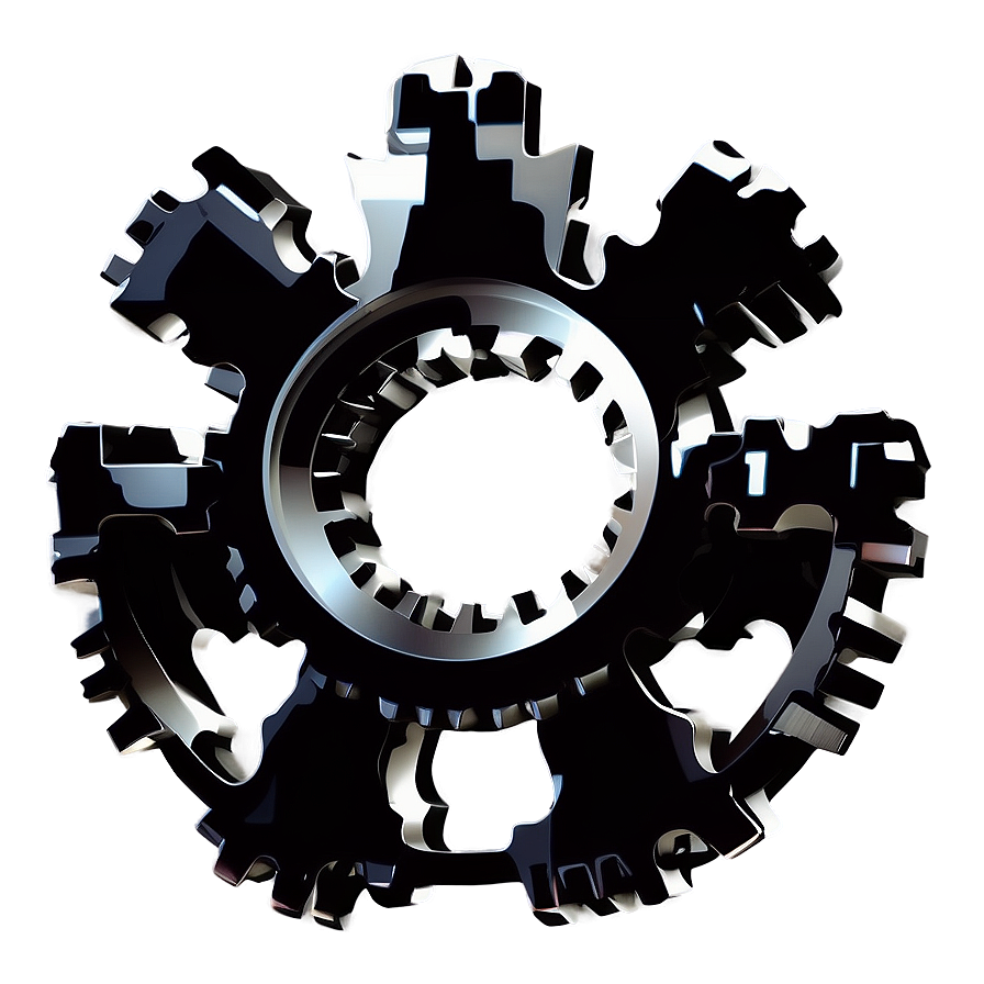 Gear Cluster Icon Png Pwm84 PNG Image