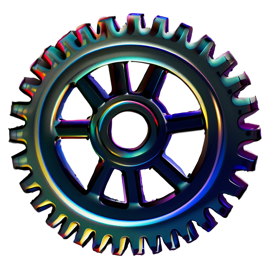 Gear In Motion Icon Png Bdr78 PNG Image