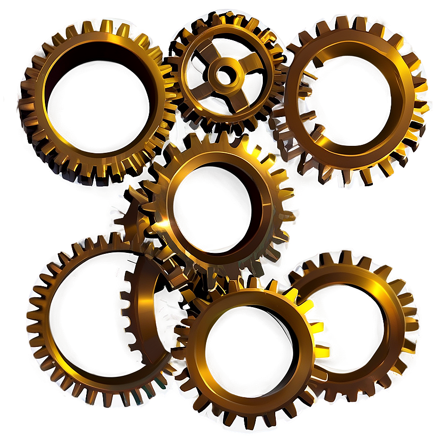 Gears Outline Png 36 PNG Image