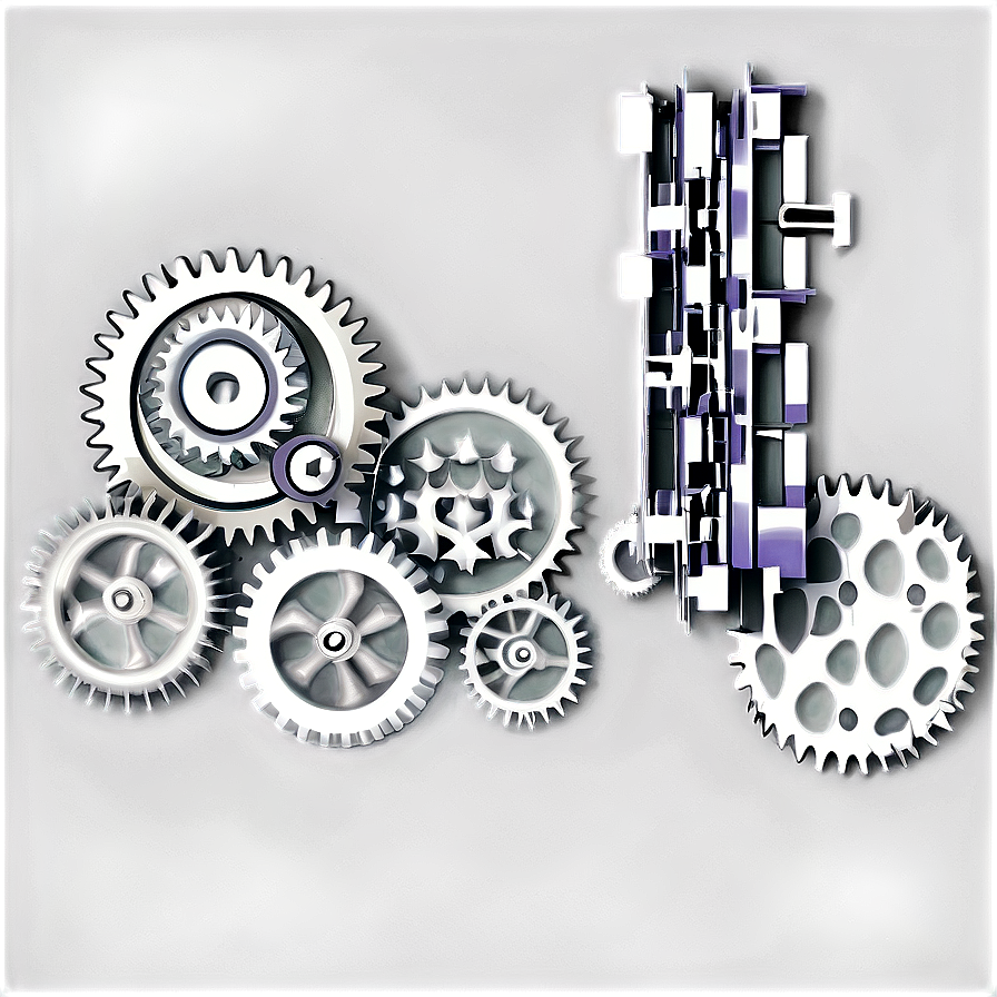 Gears Pattern Png Nws56 PNG Image