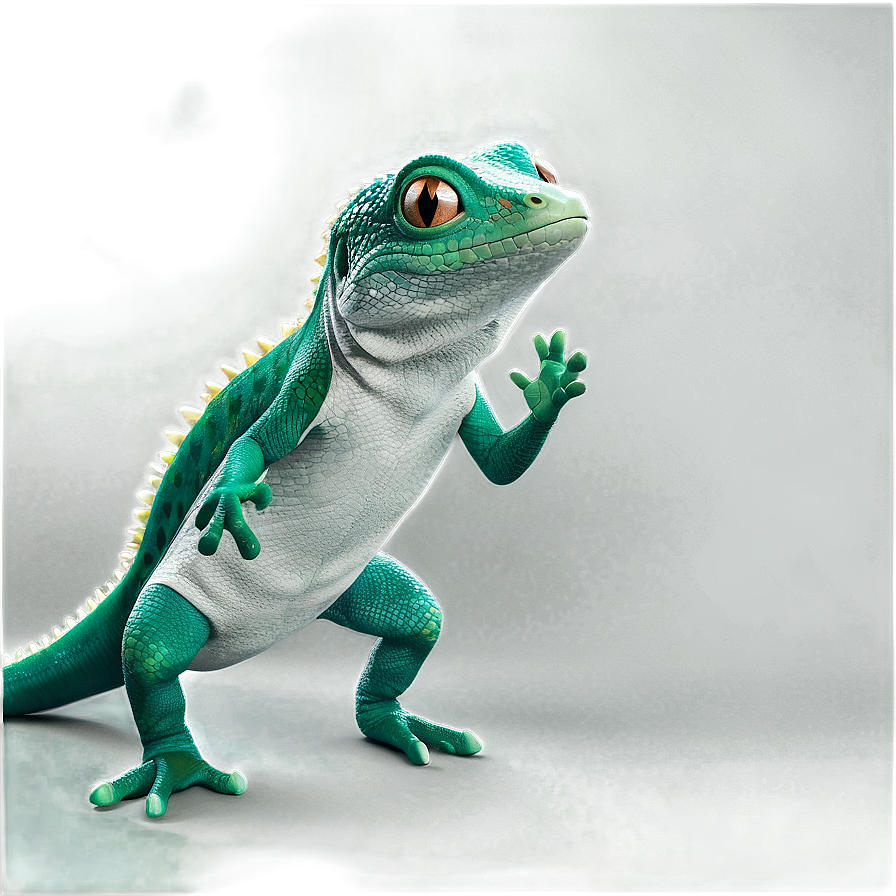 Geico Gecko Announcement Pose Png Tvn23 PNG Image