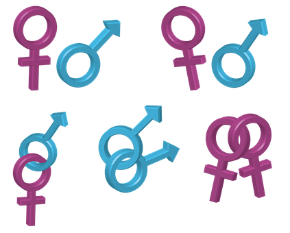 Gender Symbols Variations PNG Image