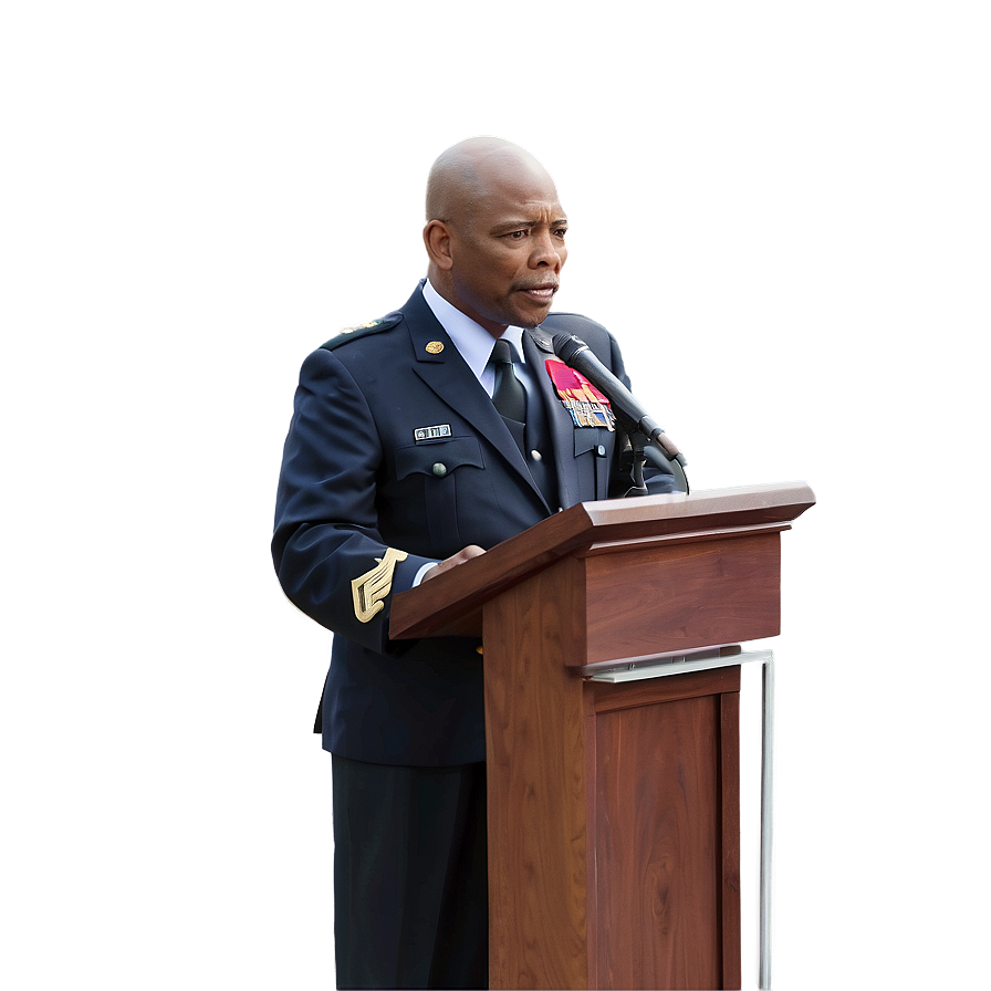 General Giving Speech Png Cwp74 PNG Image