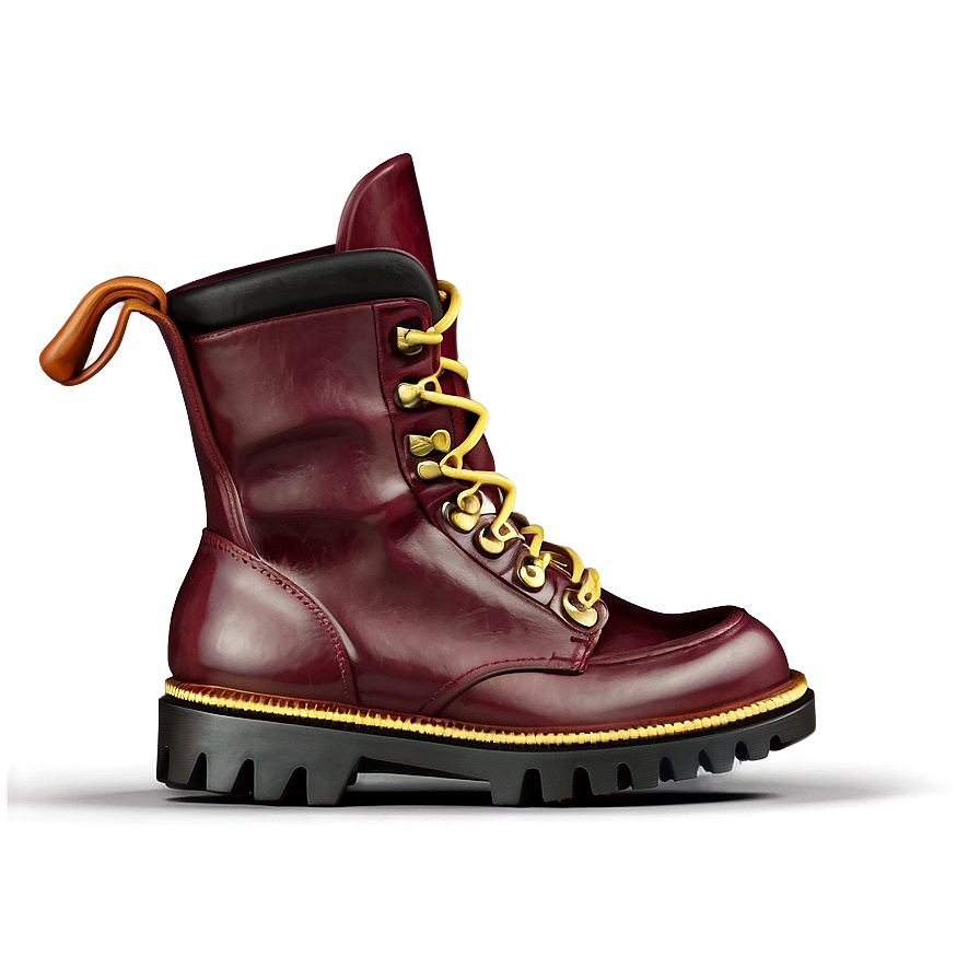 General's Boots Png Rot PNG Image