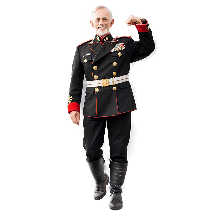 General's Victory Pose Png Syo33 PNG Image