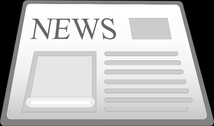 Generic Newspaper Icon PNG Image