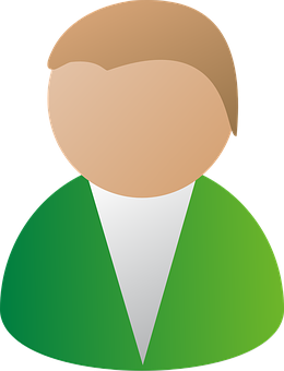 Generic User Icon Green Shirt PNG Image