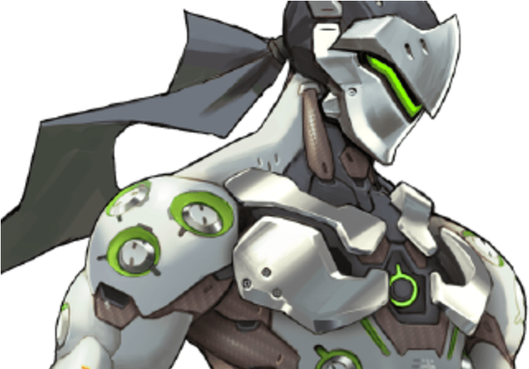 Genji Cybernetic Ninja Overwatch PNG Image