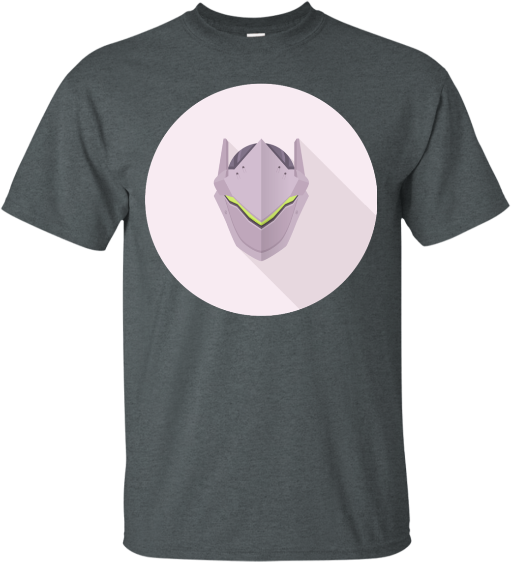 Genji Helmet T Shirt Design PNG Image