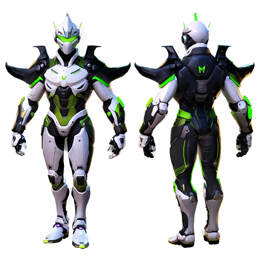 Genji Overwatch Character Png Xaq72 PNG Image