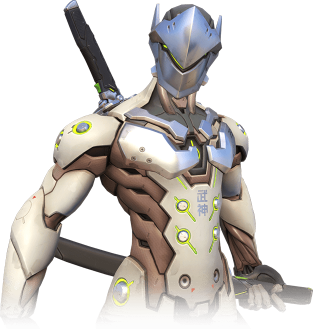 Genji Overwatch Cybernetic Ninja PNG Image