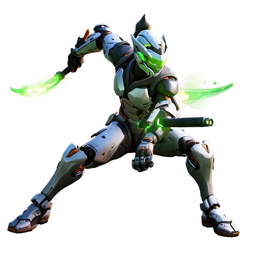 Genji Overwatch Hero Png Usb78 PNG Image