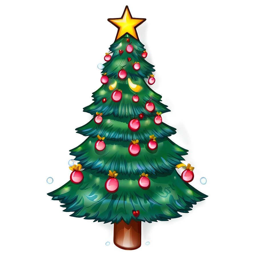 Gentle Christmas Tree Picture Png 06252024 PNG Image