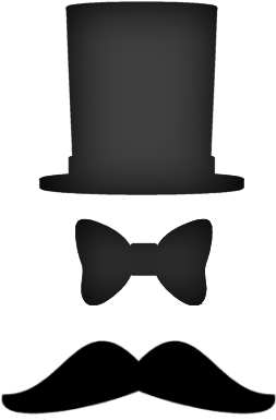 Gentleman Iconography Vector PNG Image