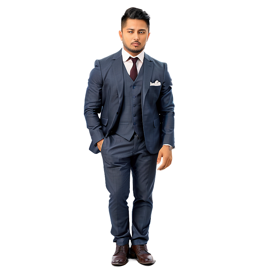 Gentleman In Suit Portrait Png 06232024 PNG Image