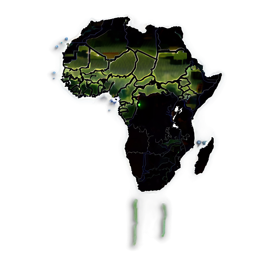 Geographical Africa Outline Png 91 PNG Image