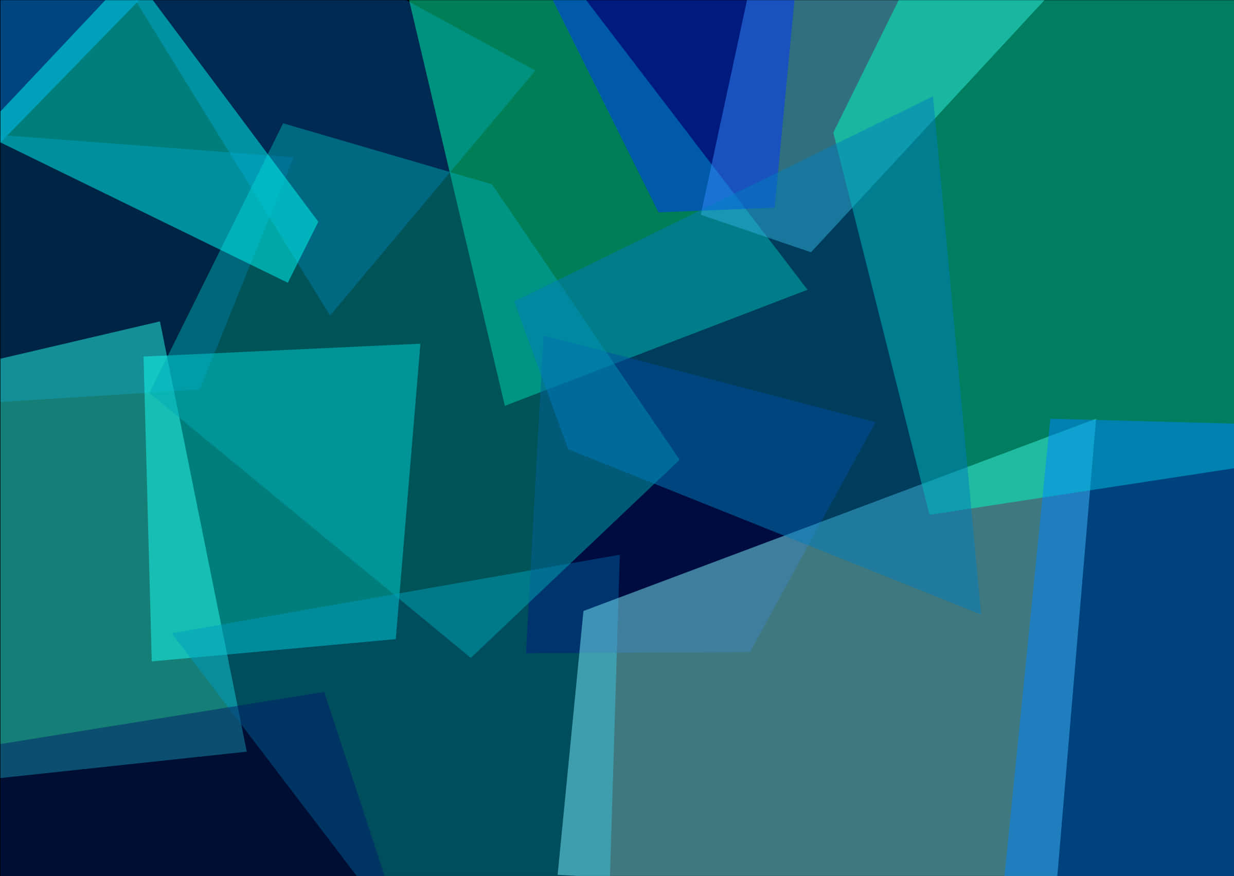 Geometric Blue Green Abstract Background PNG Image