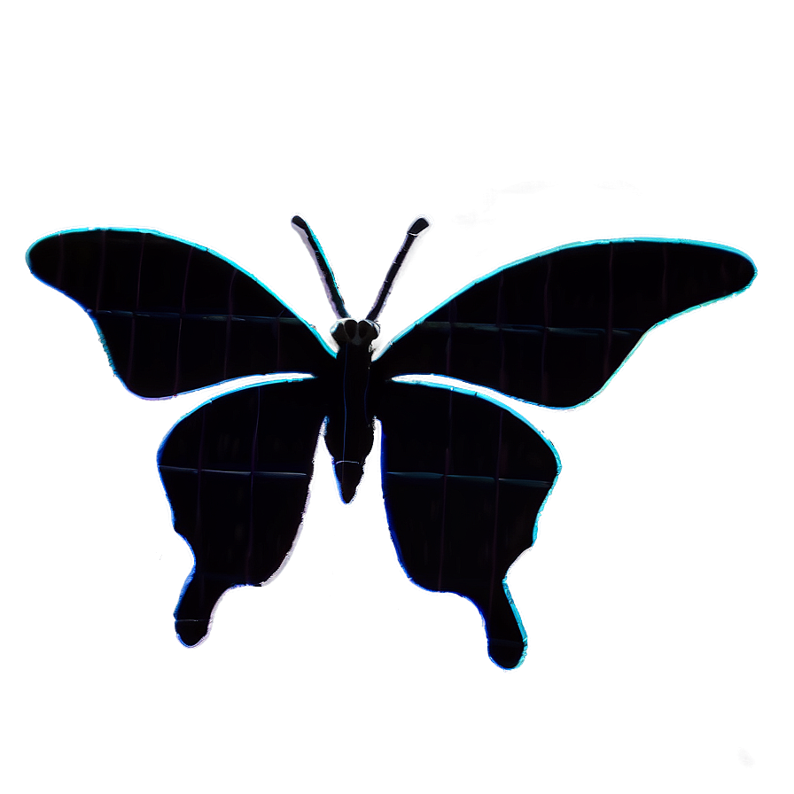 Geometric Butterfly Outline Png Sdf PNG Image