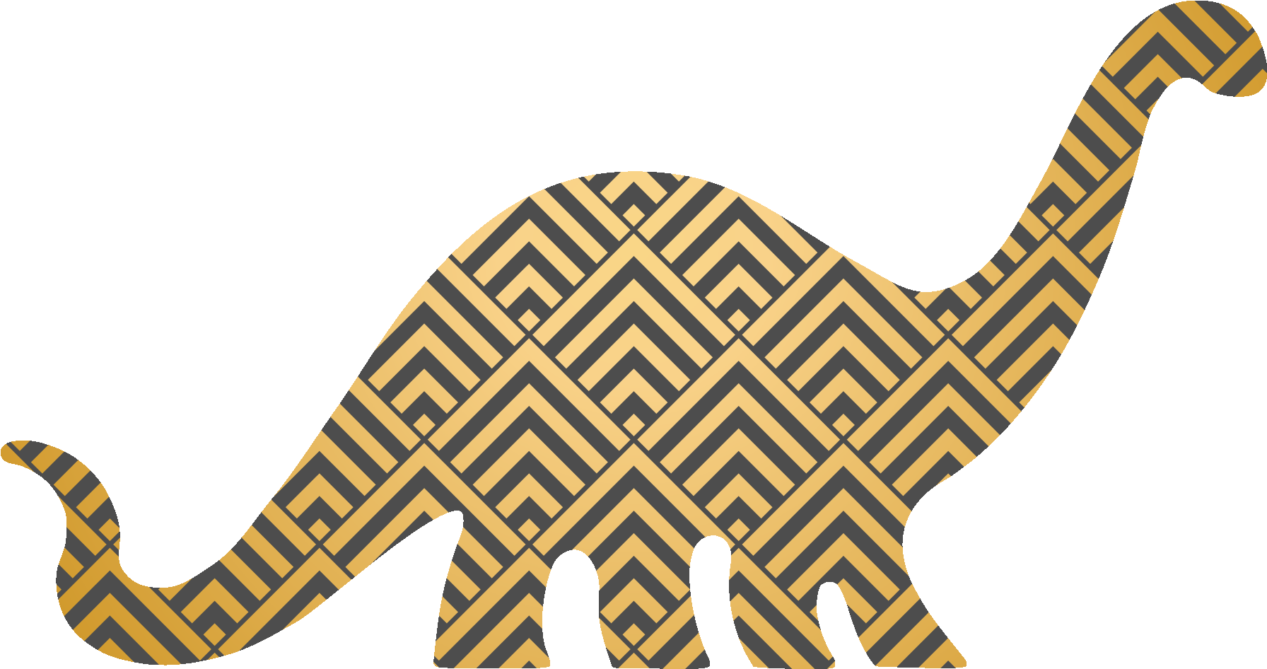 Geometric Camel Pattern Illustration PNG Image