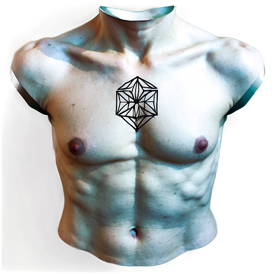 Geometric Chest Tattoo Ideas Png 39 PNG Image