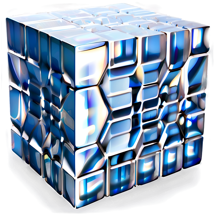 Geometric Cube Png Ofs PNG Image