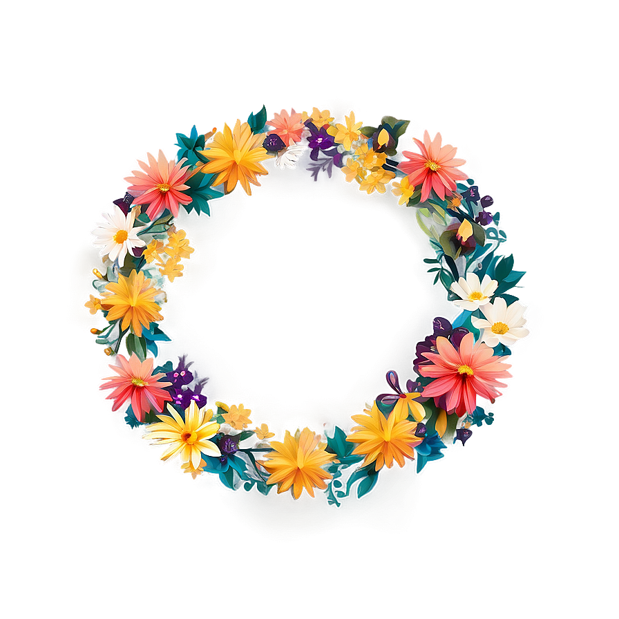 Geometric Flower Circle Png Sqh10 PNG Image