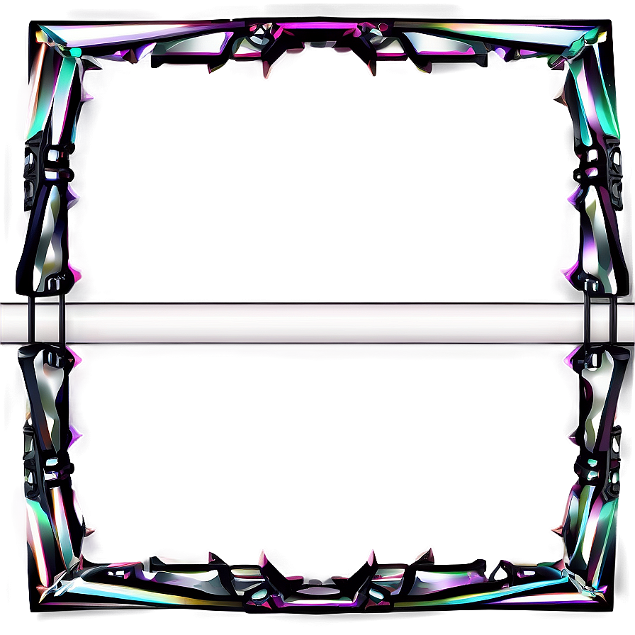 Geometric Frame Border Png Ejt PNG Image