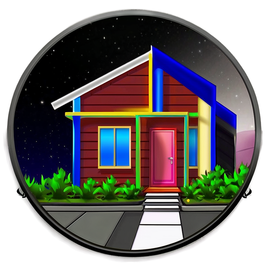 Geometric House Icon Png 05252024 PNG Image