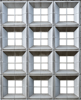 Geometric Modern Architecture Windows.jpg PNG Image