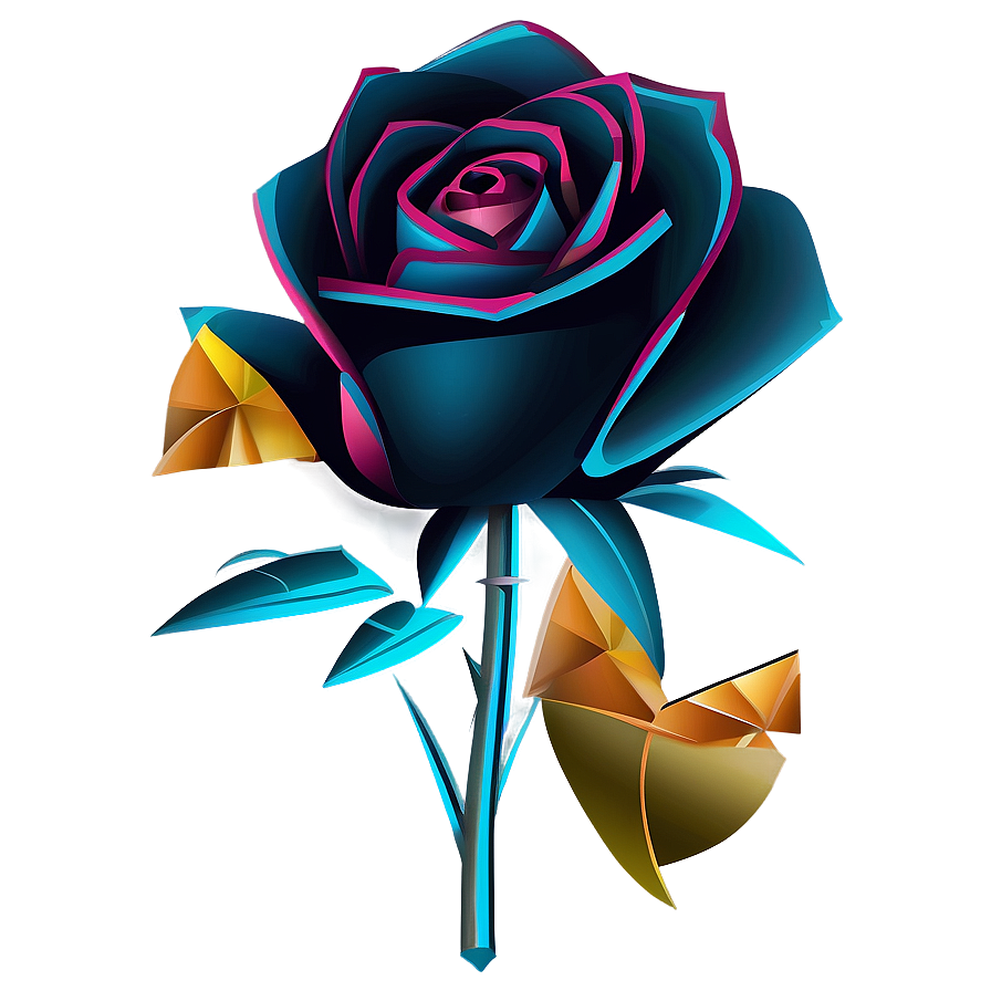 Geometric Rose Vector Png 29 PNG Image