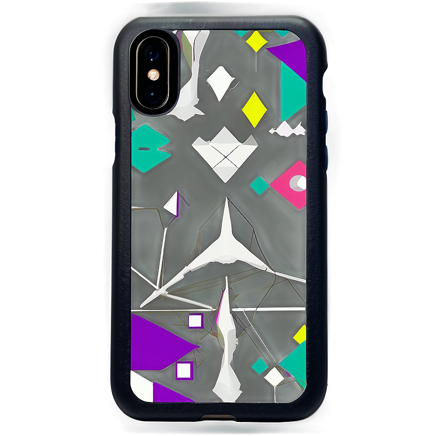 Geometric Shapes Phone Case Png 77 PNG Image