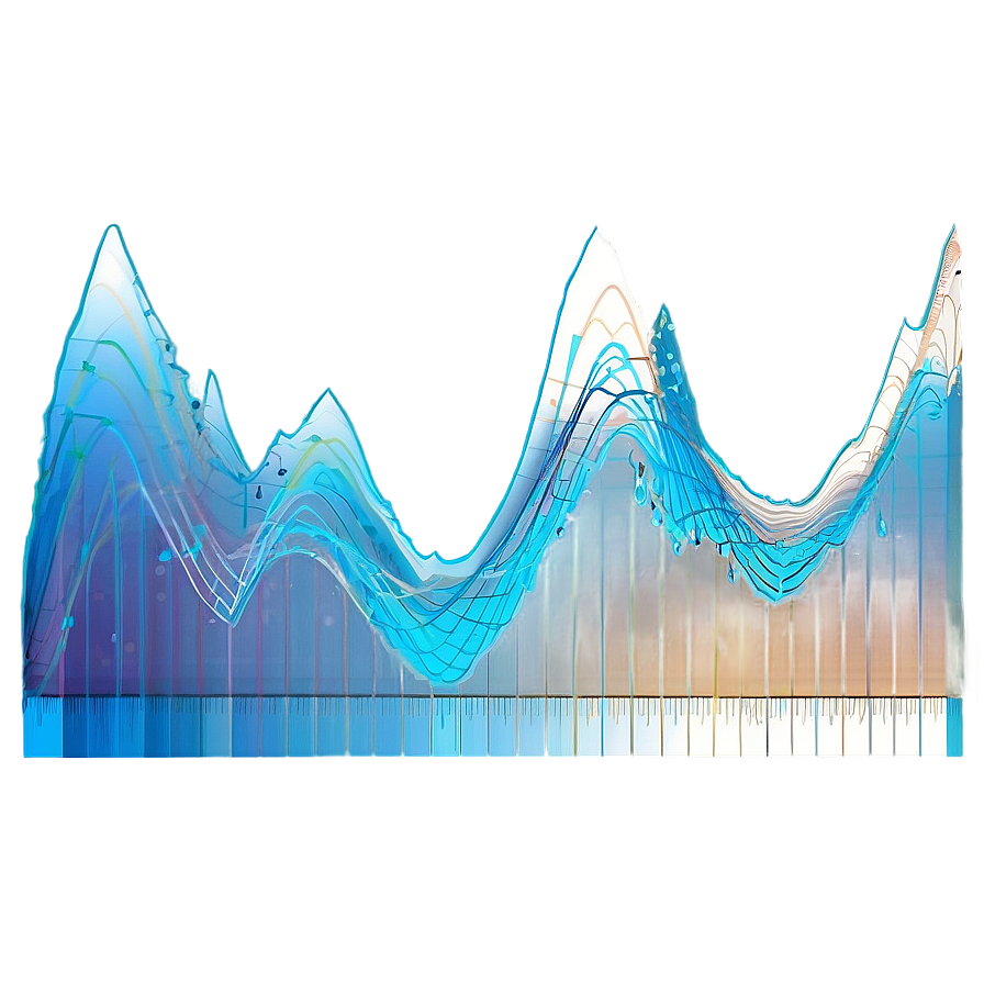 Geometric Sound Wave Png Ybt91 PNG Image