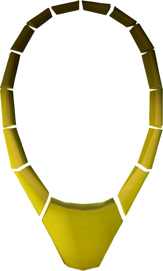 Geometric Style Necklace3 D Render PNG Image