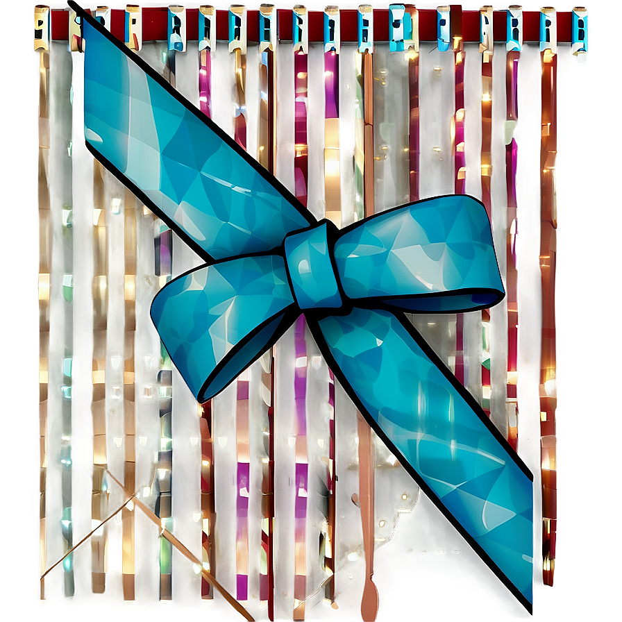 Geometric Teal Ribbon Icon Png 69 PNG Image