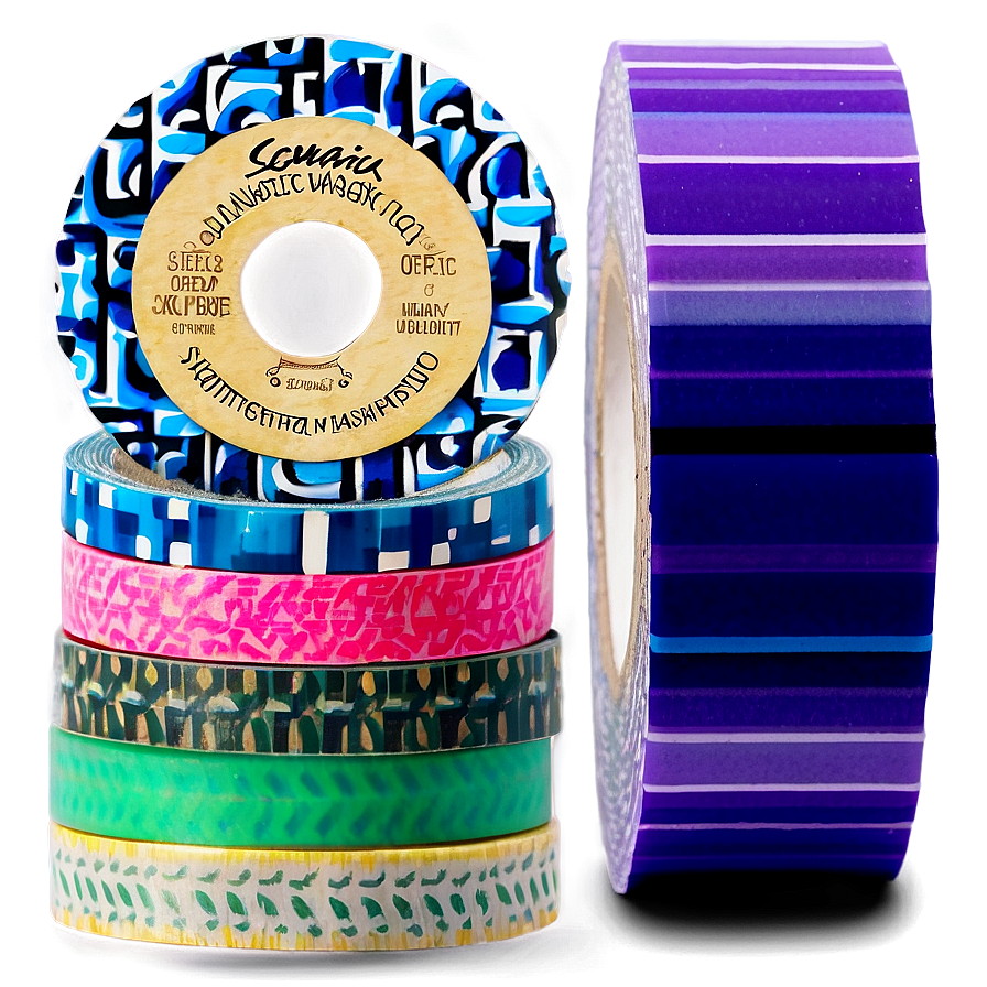 Geometric Washi Tape Png 25 PNG Image