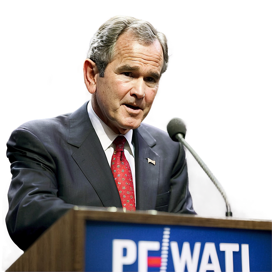 George Bush In Debate Png 06242024 PNG Image