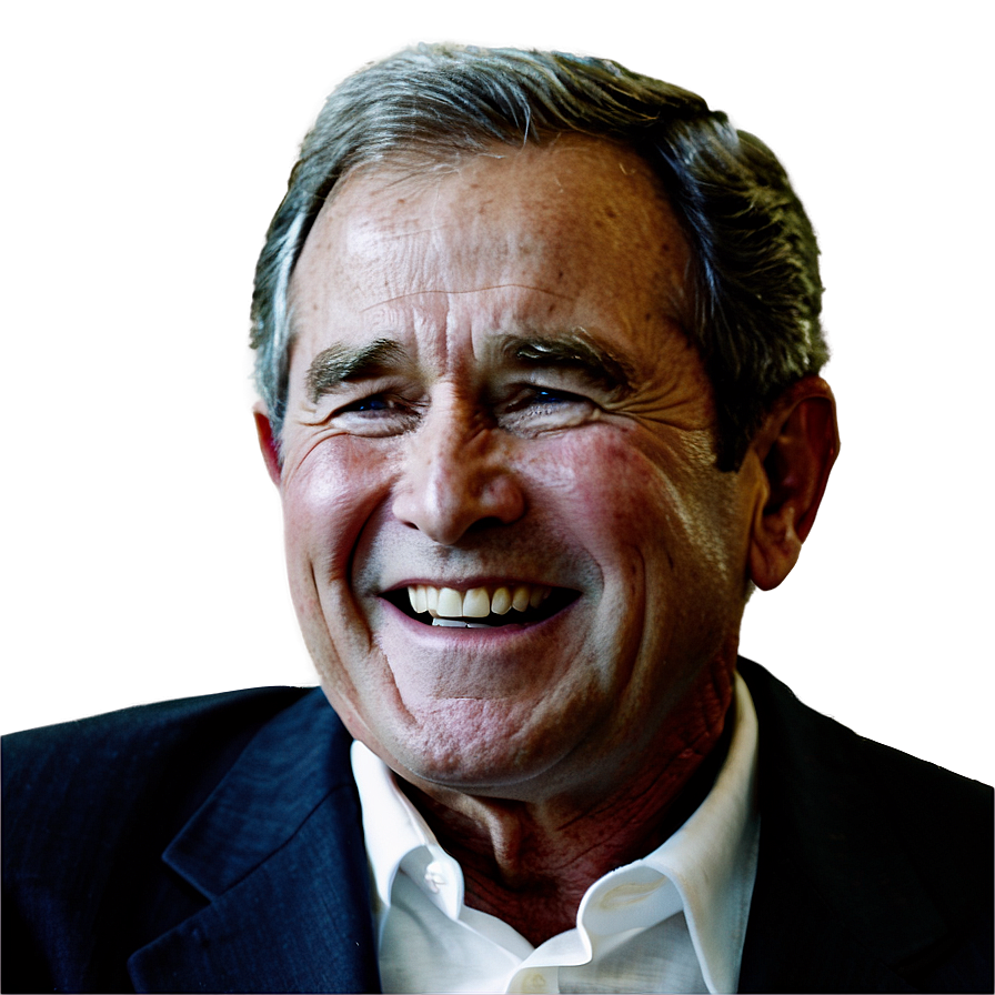 George Bush Laughing Png Mix PNG Image