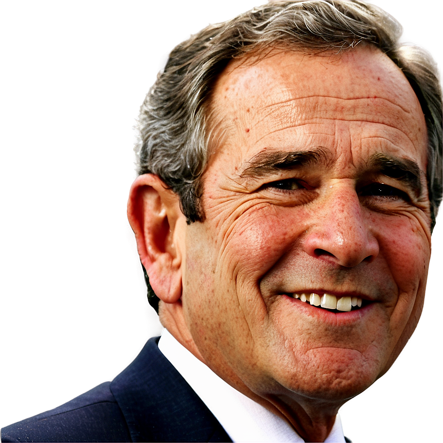 George Bush Smiling Png Kag PNG Image