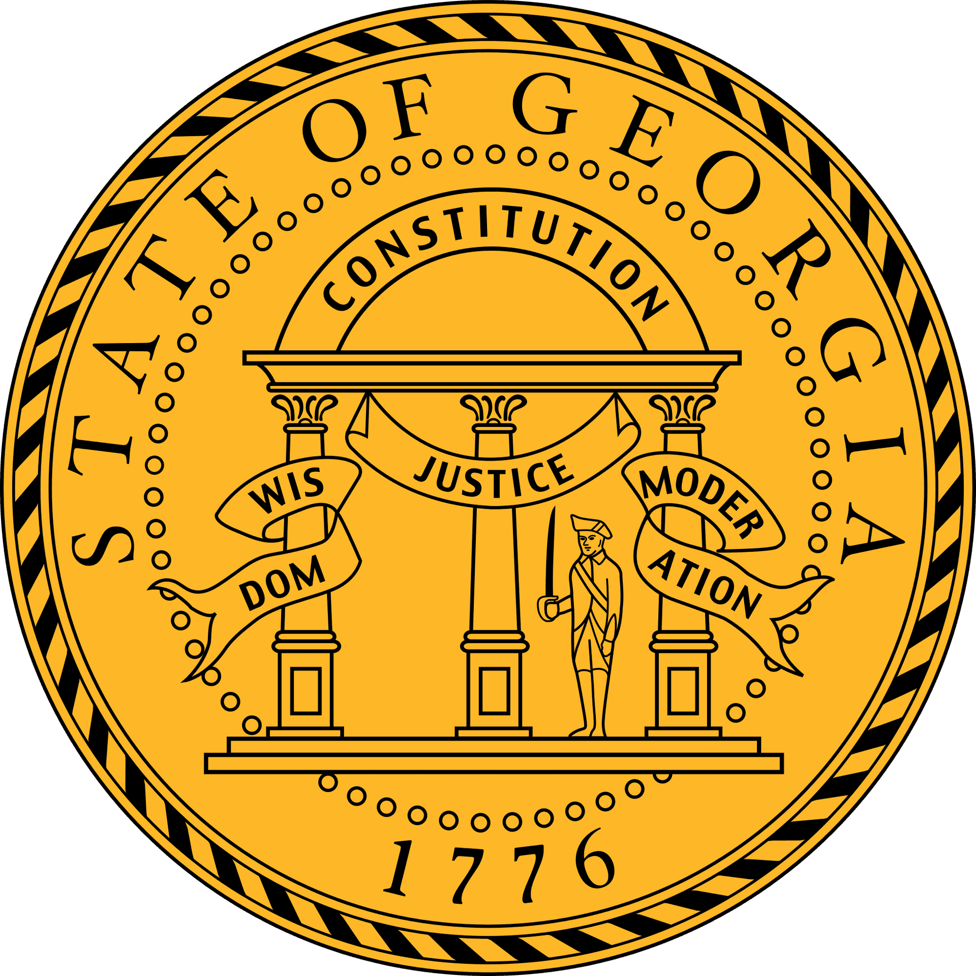 Georgia State Seal1776 PNG Image