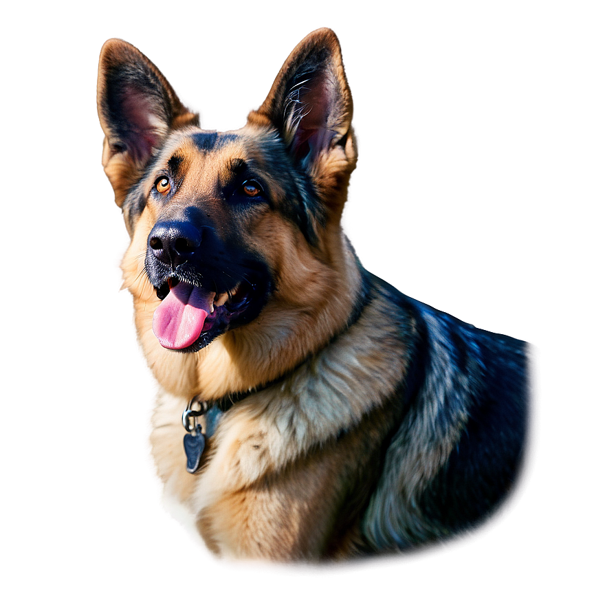 German Shepherd Close-up Png 6 PNG Image