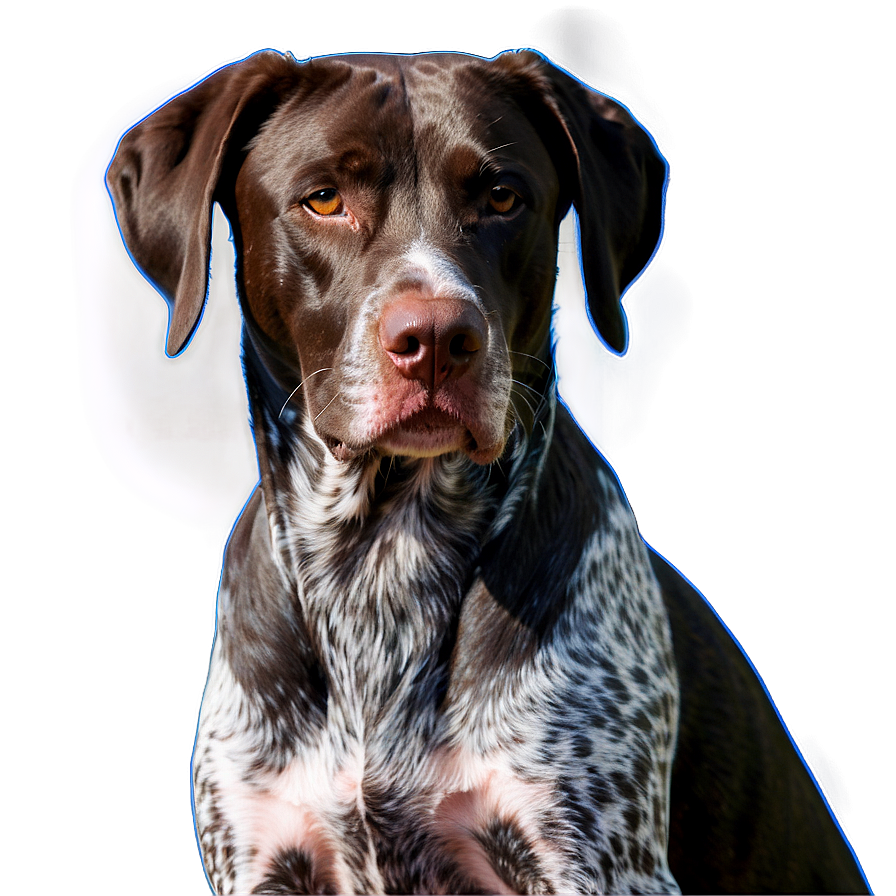 German Shorthaired Pointer At Sunset Png Ykr PNG Image