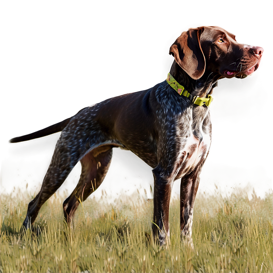 German Shorthaired Pointer In Field Png Spk PNG Image