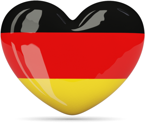 Germany Flag Heart Emoji PNG Image