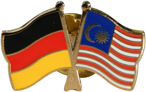 Germany Malaysia Friendship Pins PNG Image