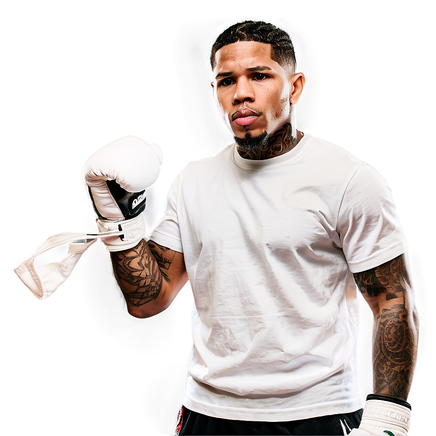 Gervonta Davis Action Shot Png Ohs PNG Image