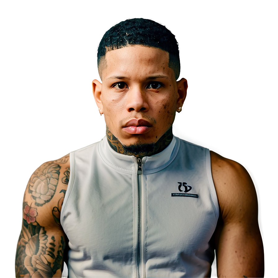 Gervonta Davis Intense Stare Png Euq61 PNG Image